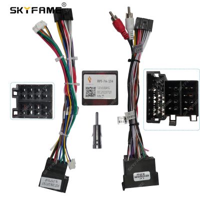 SKYFAME 16Pin Car Wiring Harness Adapter Canbus Box Decoder For Peugeot 206 307 2004-2008 Citroen C2 2006-2013 RP5-PA-104