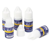 【lz】❉✚  5 pçs secagem rápida cola da arte do prego para adesivos glitter acrílico strass decorações arte uv gel dicas falsas adesivo manicure ferramenta