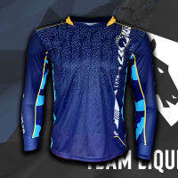 เสื้อTeam Liquid  รุ่นLVTH #GA0003 ใส่ชื่อนักแข่ง-ชื่อลูกค้าได้ ไซส์ S-3XL