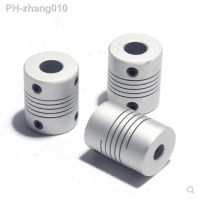 1pc 2mm 2.3m 3mm 3.17mm 4mm 5mm 6mm 6.35mm 8mm 10mm Aluminum Flexible Coupling For Stepper Motor Coupler Shaft Couplings