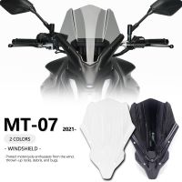 New 2021- Motorcycle Windshield WindScreen Front Screen For Yamaha MT-07 MT 07 MT07 mt07 Accessoris Transparent/Smoke black