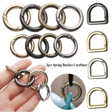 20 Pieces S Carabiner Small Alloy Snap Hook Zipper Clips Anti Theft S  Shaped Double Carabiner