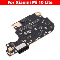 สําหรับ Xiaomi Mi 10 Lite 10Lite 5G บอร์ดชาร์จ USB Xiao Mi10 Lite 4G ปลั๊กชาร์จ Dock Connector ชิ้นส่วนสายเคเบิล Flex