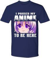 Anime Manga Kawaii Japanese Tops Tees Plus Size Women Men Youth Premium Tee Navy T-Shirt