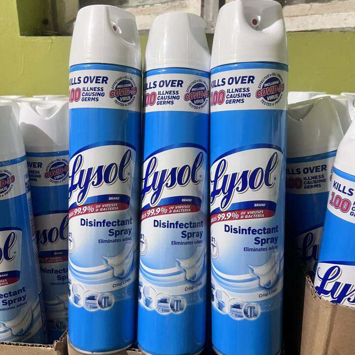 Lysol Disinfectant Spray Crisp Linen 510g (SOLD PER PIECE) | Lazada PH