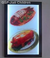 Х□ O Restaurante Magro Magro Magnético Do Quadro De Alumínio Conduziu A Caixa Clara 600มม. X 800มม. เมนู Placa