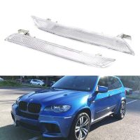 2Pcs Euro Clear Lens Front Bumper Side Marker Reflector Lamps for BMW E71 X6 E70 X5M 2008-2014 Replace Sidemarker Lamps