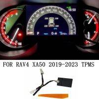 Huanghanzhong4สำหรับรถโตโยต้า2019- 2023 XA50 RAV4ยางรถยนต์ TPMS ดิจิตอลหน้าจอแสดงผลบนแผงหน้าปัด LCD สัญญาณเตือนภัยอัตโนมัติ