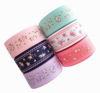 9mm/25mm/38mm 5 Yards Grosgrain Ribbons Spring Flowers Printed DIY 100% Polyester Hairbows Handmade Materials YM18020906 Gift Wrapping  Bags