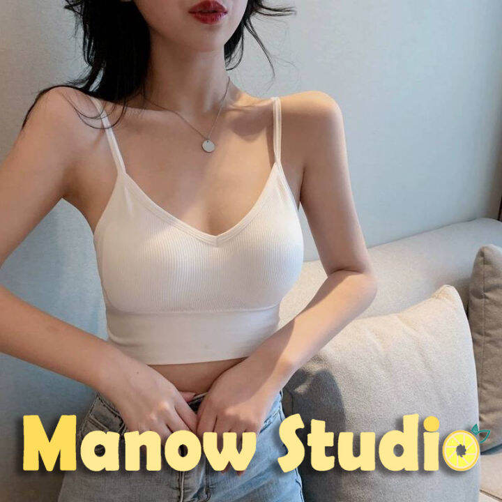 manow-studio-1236-บราสายเดี่ยว-เสื้อกล้าม-สายเดี่ยว-บราสายเดี่ยวแบบสวม