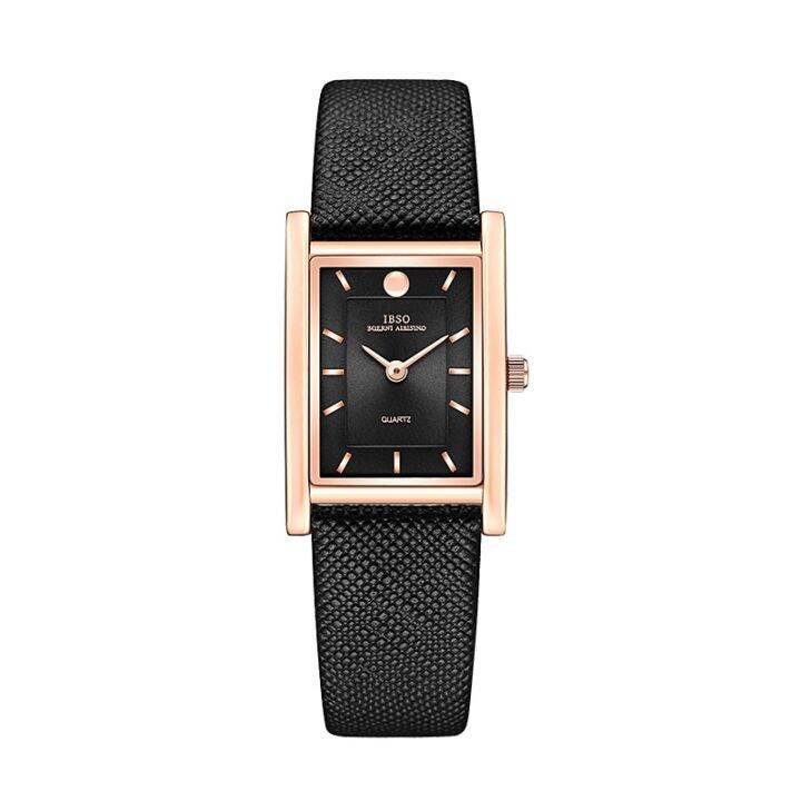 the-new-2022-live-web-celebrity-watches-female-ms-square-waterproof-leather-counters-authentic-fine-thin-sheets