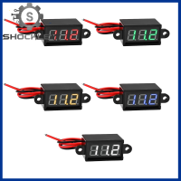 Shockley DC3-30V FS028 0.28 "นำเครื่องวัดแรงดันไฟฟ้ากันน้ำ3Digit ตัวทดสอบมิเตอร์ Pannel ABS