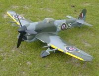 หายาก - RC - Plan/ เครื่องบินแบบชื่อ : Hawker Typhoon 1B - Acrobatic / กายกรรม- 1400 mm long / ยาว