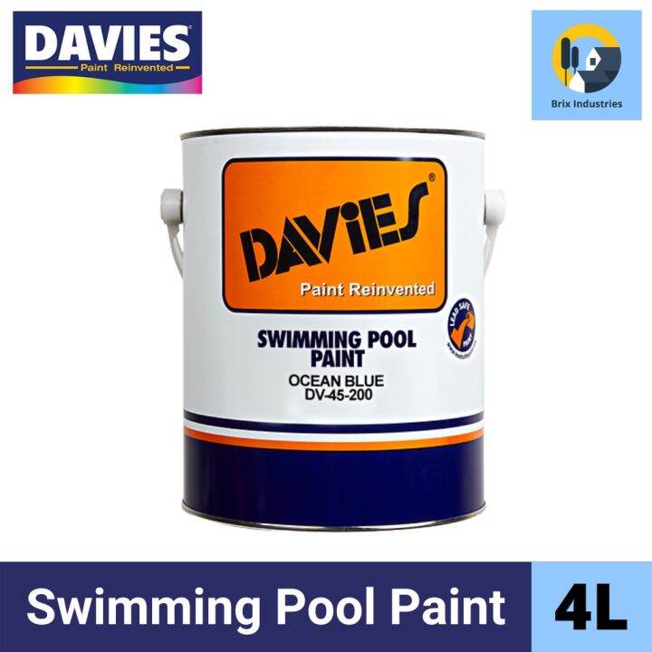 Ships immediately Davies Swimming Pool Paint Ocean Blue or Chlorinated