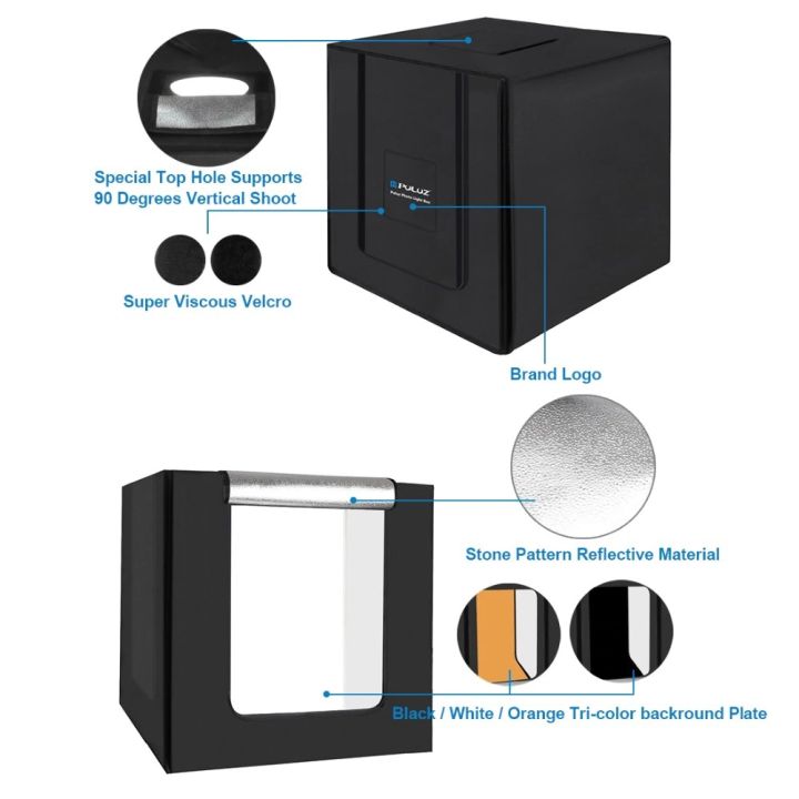 กล่องไฟถ่ายภาพ-puluz-studio-box-80x80-cm-ตู้ถ่ายรูปสินค้า-ตู้ถ่ายภาพ-กล่องถ่ายสินค้า-lightbox-lightroom-ตู้สตูดิโอ