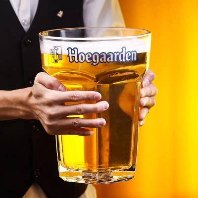 แก้วเบียร์🍻 แก้วเครื่องดื่ม แก้วเบียร์ใบใหญ่ แก้วเนื้อหนา แก้วเบียร์ขนาดใหญ่🍺
