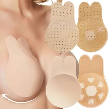 4PCS Women's Invisible Padding Magic Bra Inserts Sponge Bra, Breast Push Up  Pads, Swimsuit Silicone Bra Pad, Nipple Cover Stickers Patch