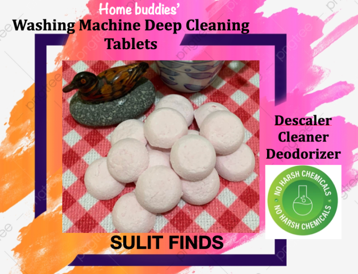 Washing Machine Cleaning Tablets ( Homemade; No Harsh Ingredients) 15 tablets Lazada PH
