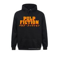 [Qinqin clothing]ภาพยนตร์ Wallace Pulp Fiction เสื้อกันหนาวผู้ชาย/ชายแฟชั่นฤดูหนาว Quentin Tarantino Hoodie Hip Hop พิมพ์ Top Tee Plus ขนาด