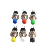 NC/NO Normally Open Closed Momentary Self-resetting Push Button Switch without lock Reset Switch 6pcs