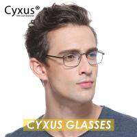 Cyxus ป้องกันแสงสีฟ้าแว่นคอมพิวเตอร์สำหรับชายลดสายตา Clear ช่องล็อกเลนส์กล้อง UV Hamful Blue-Light Unisex (ชาย/หญิง) แว่นตา8752
