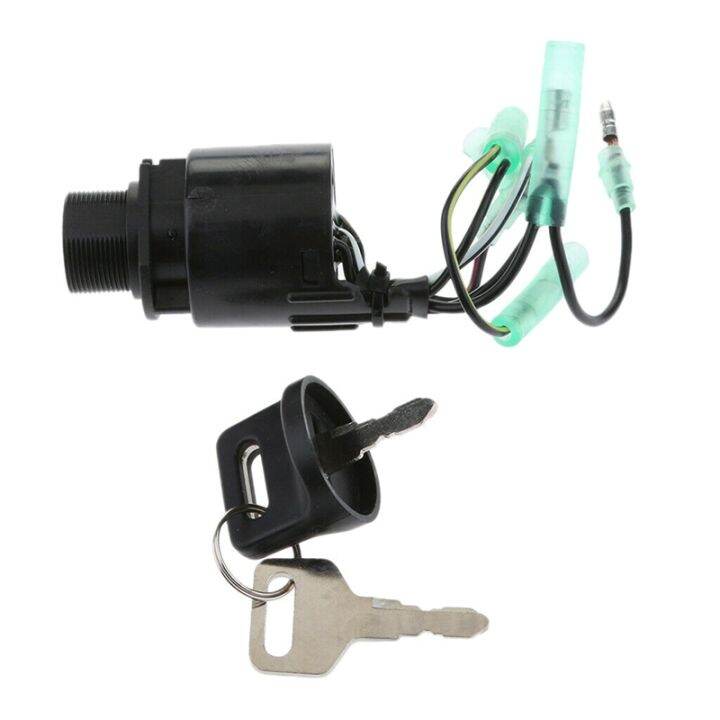 ignition-switch-assembly-with-key-replacement-35100-zv5-013-black-for-honda-outboard