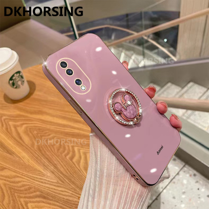 dkhorsing-เคสโทรศัพท์รูปการ์ตูนเคลือบใหม่เกียรติยศ90-5g-honor-90-lite-honor-70-lite-รูปแบบน่ารักปกป้องกล้องปลอกอ่อน-huawei-honor90-lite-กับผู้ถือวงแหวน