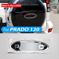 For Toyota Land Cruiser Prado FJ 120 2003-2009 Car Rear Spare Tire Cover Sticker Body Sticker Essories