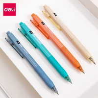 ปากกาเจล ปากกาหมึกสีดำ ปากกาจดสรุป ปากกาลูกลื่น ปากกาดำ คละสี 12 แท่ง 0.5 mm สามารถเปลี่ยนไส้รีฟิลได้ ด้ามจับนุ่ม สบายมือ Assap