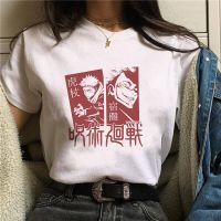 COD Hip Hop Jujutsu Tshirt Womens Kaisen Gojo Satoru Yuji Itatori Printed T-shirt Casual Basic White T-shirt Cute Cart_03