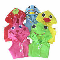 1PC Cartoon Animal Style Waterproof Kids Raincoat for Children Rain Coat RainwearRainsuit Student Poncho