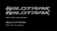 (Wellsunny6) สติ๊กเกอร์ Wildtrak ด้านข้างและด้านหลัง1ชุด