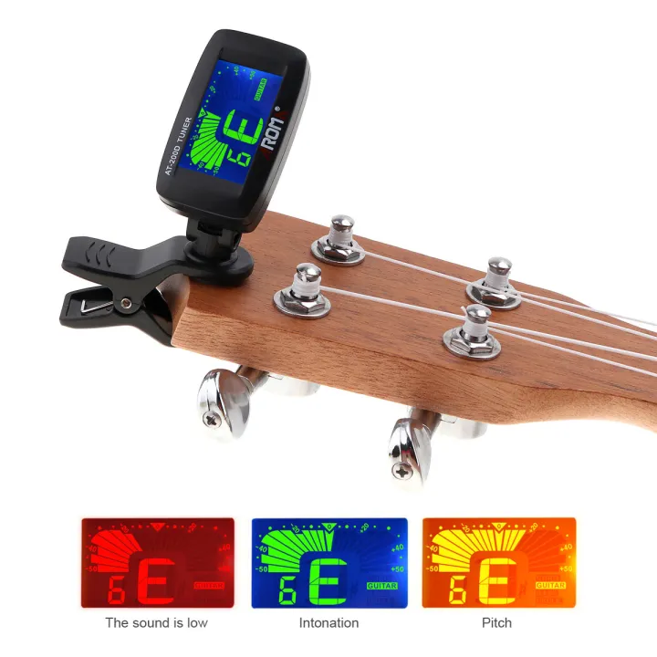 Acoustic Guitar Tuner Ukulele Tuner Digital Clipon Electric Tuner Folk Violin Stringed Musical