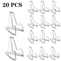 20/10pcs Clear Acrylic Coin Display Stand Bracket Curtain Storage Rack Shower Rod Clip Hook Hook Coin Capsule Display Standand