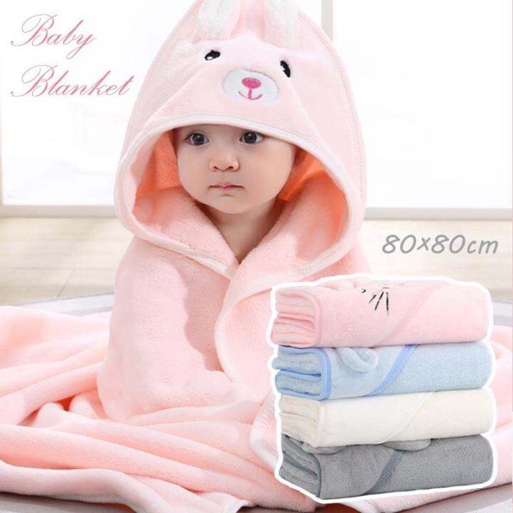 Baby Bath Towel Newborn Blanket Hooded Towels Infant Soft Bath Towel