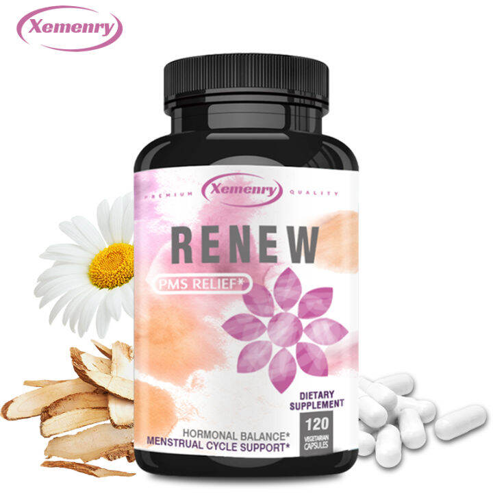 RENEW Mayaman sa Vitamin C, B6 at Magnesium Chaste Licorice at higit