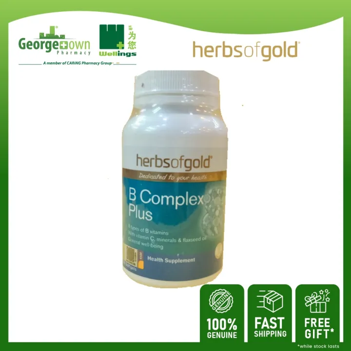 HERBS OF GOLD VITAMIN B COMPLEX PLUS 30S Lazada