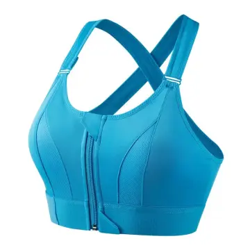 Sports Bras For Women Active Wear Women Adjustable Bra Yoga Vest Front  Zipper Plus Size Lingerie