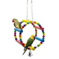 Traumdeutung Bird Toys For Parrot Conure Accessories And Budgie Parakeet Supplies Cage Decoration Love Swing columpio pajaro