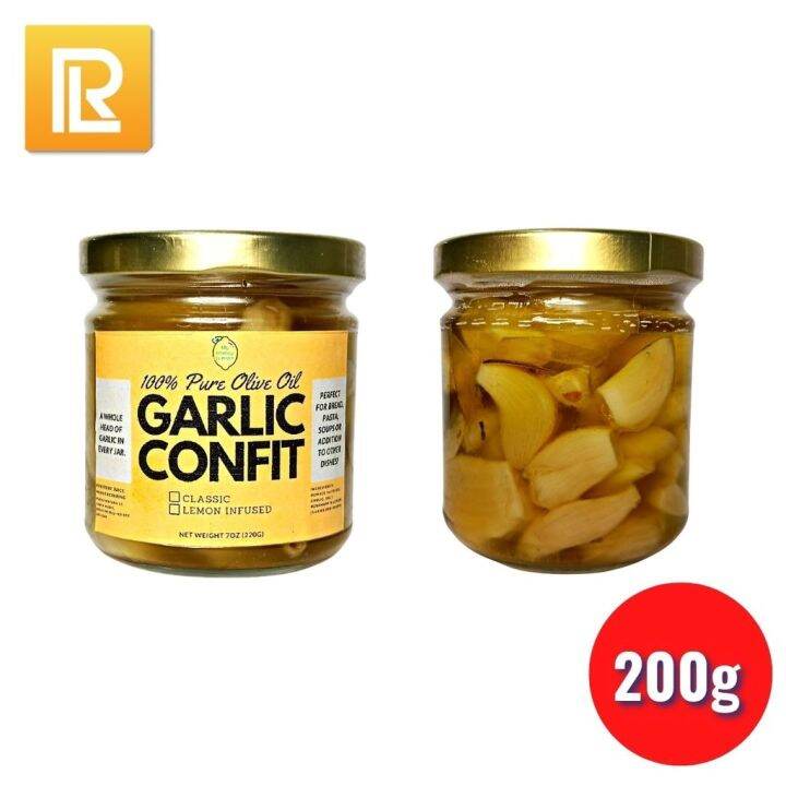 Garlic Confit (Garlic in Pure Olive Oil) Lazada PH