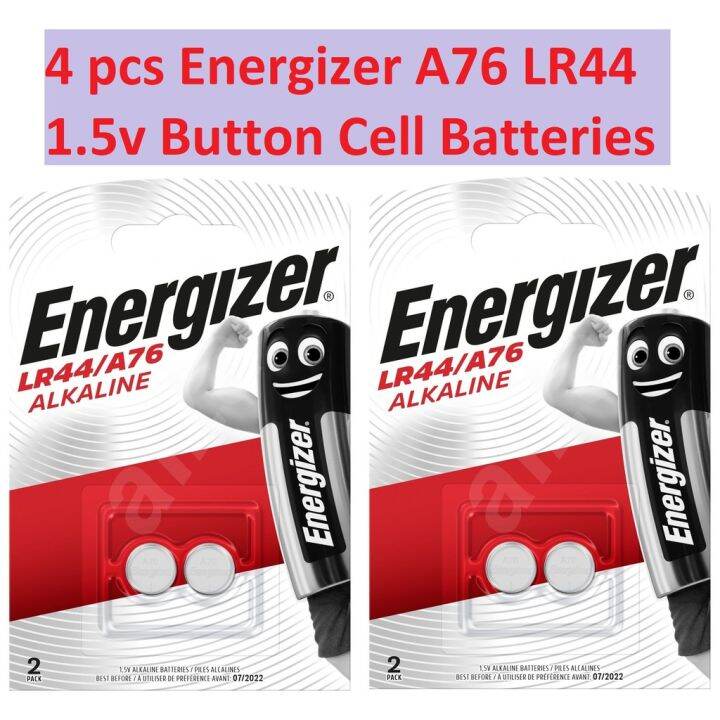 HOT DEZ21 Energizer LR44 A76 Battery (4 pcs) AG13 G13A Button Cell LR