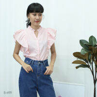 VERONIQA Blouse AM-B699 by AMILA โคโม่ปริ้นท์ IGPU20-5-SL7