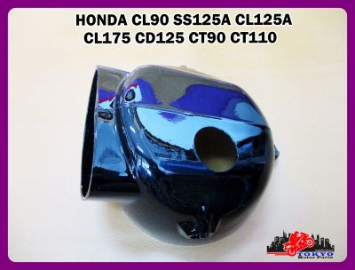 HONDA CL90 SS125A CL125A CL175 CD125 CT90 CT110 "BLACK" HEADLIGHT CASE // ครอบไฟหน้า หน้ากากไฟหน้า "สีดำ" สินค้าคุณภาพดี