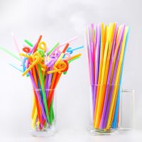 26 CM Straw Disposable Independent Packaging Color Childrens Pregnant Womens Drink Milk Tea Foldable Long Straw Plastic Straw