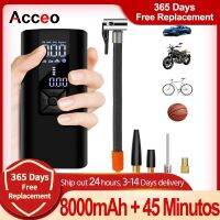 Acceo M26 Portable Inflation Pump 8000mAh Wireless Touch Screen Smart Digital Tire Inflator Air Pump For Car Motorcycle 150 Psi