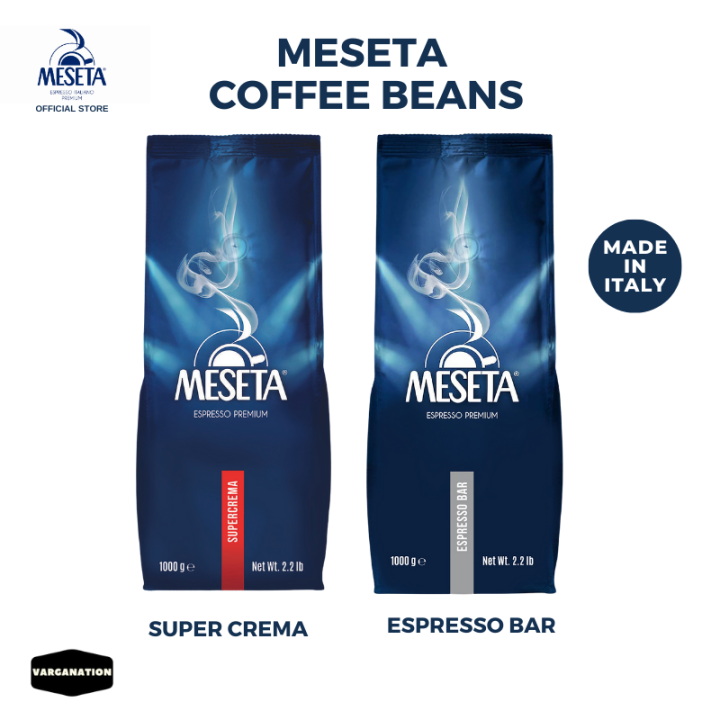 Meseta & Carracci Coffee Beans Whole 1kg 4 different blends Made in Italy Varganation
