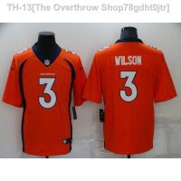 ☂ NFL Denver Broncos 3 Wilson 18 Manning 7 Elway Football Jersey Rugby Shirt