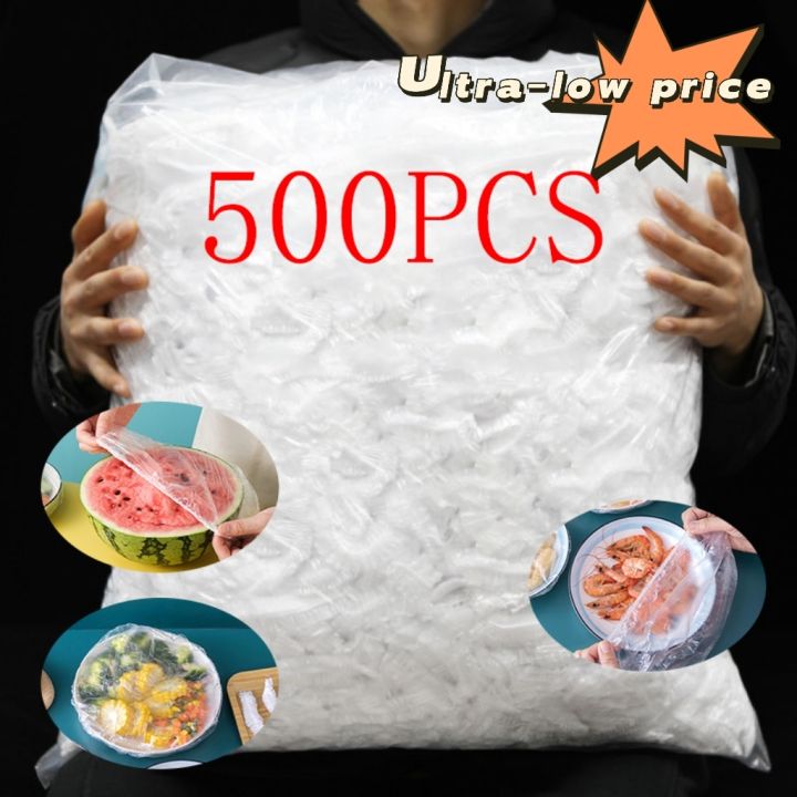 500-buah-penutup-penyimpanan-makanan-sekali-pakai-dapat-digunakan-kembali-elastis-penutup-makanan-segar-penutup-mangkuk-pembungkus-peregangan-penutup-piring-tas-menjaga-segar-topi-mandi