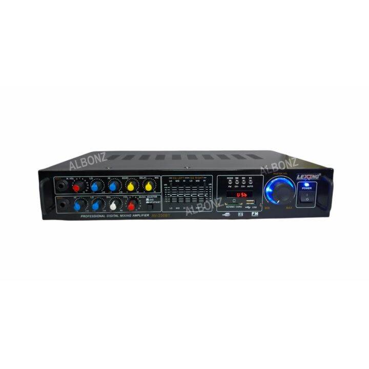 Professional Power Amplifier with Builtin Equalizer Lexing AV230 BT