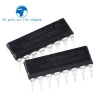 10PCS SN74HC595N DIP16 SN74HC595 DIP 74HC595N 74HC595 ใหม่และเป็นต้นฉบับ IC 8BIT SHIFT REGISTERS พร้อม 3 STATE OUTPUT REGISTERS